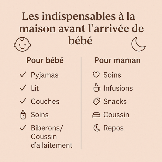 Préparer l'arrivée de bébé :: les indispensables à avoir à la maison