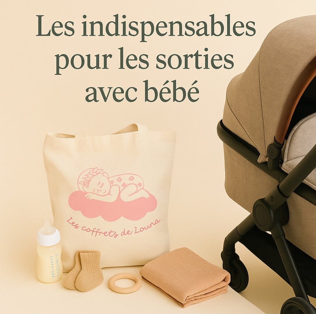 Les indispensables pour les sorties avec bébé (sans rien oublier)