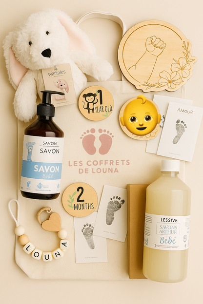 Coffret naissance Petit Tymeo - Tendresse et Premiers instants