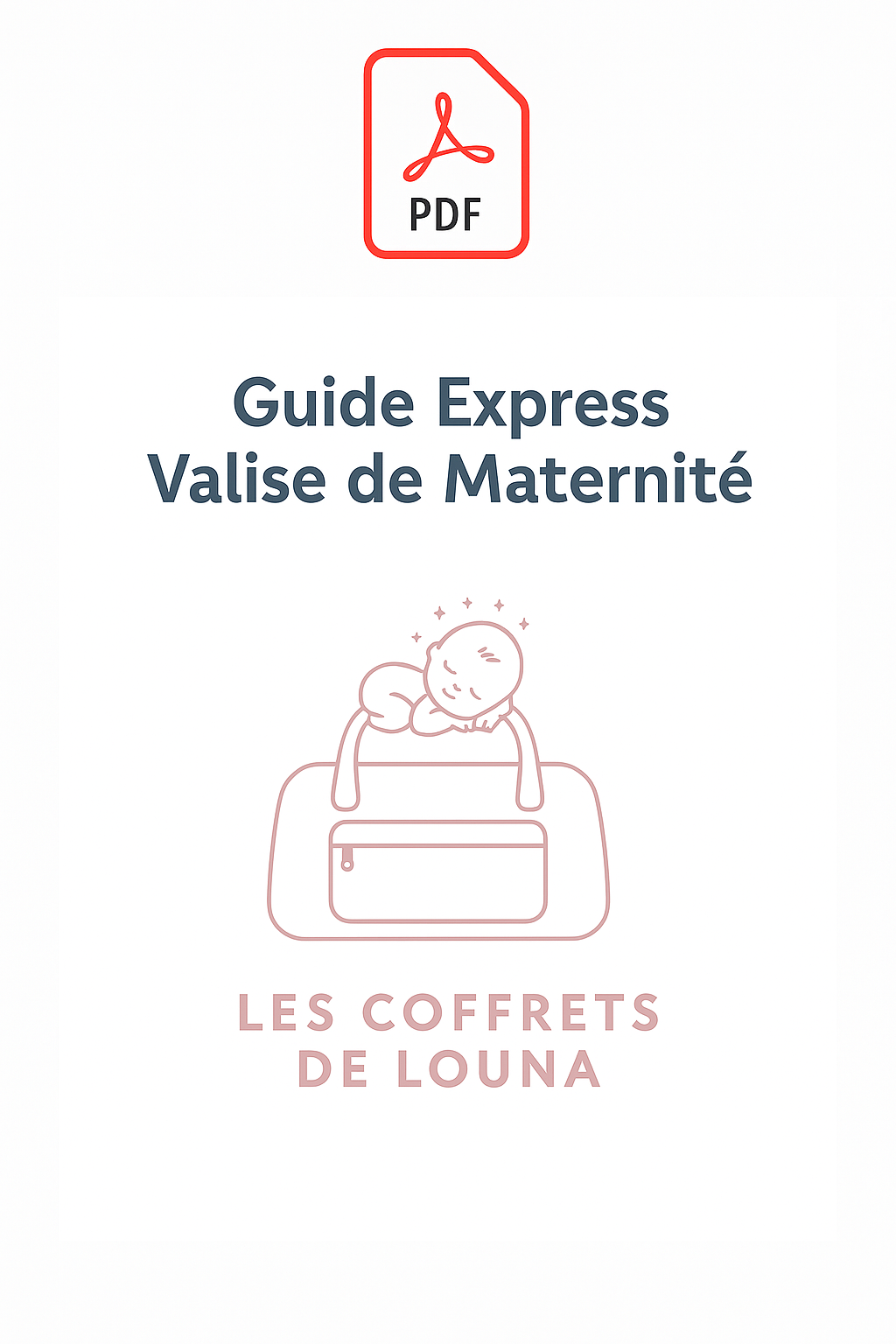 Coffret grossesse Essentiel - Valise maternité & cadeau future maman