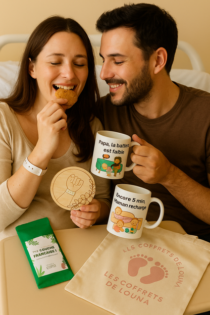 Coffret naissance Gourmand simple - Cadeau maman & bébé